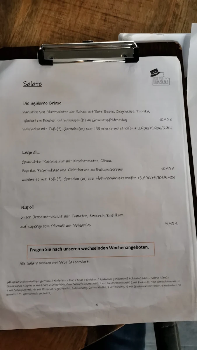 Speisekarte photo 5