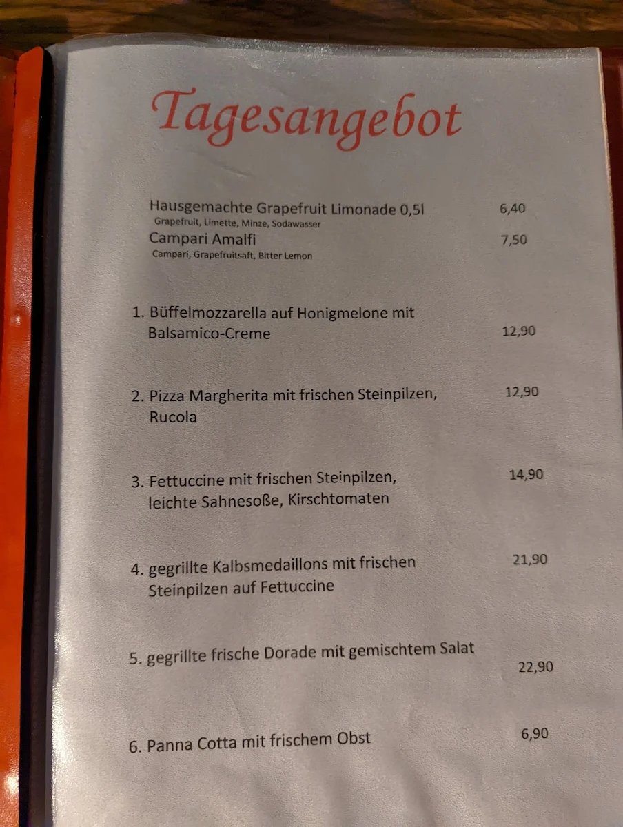 Speisekarte photo 5