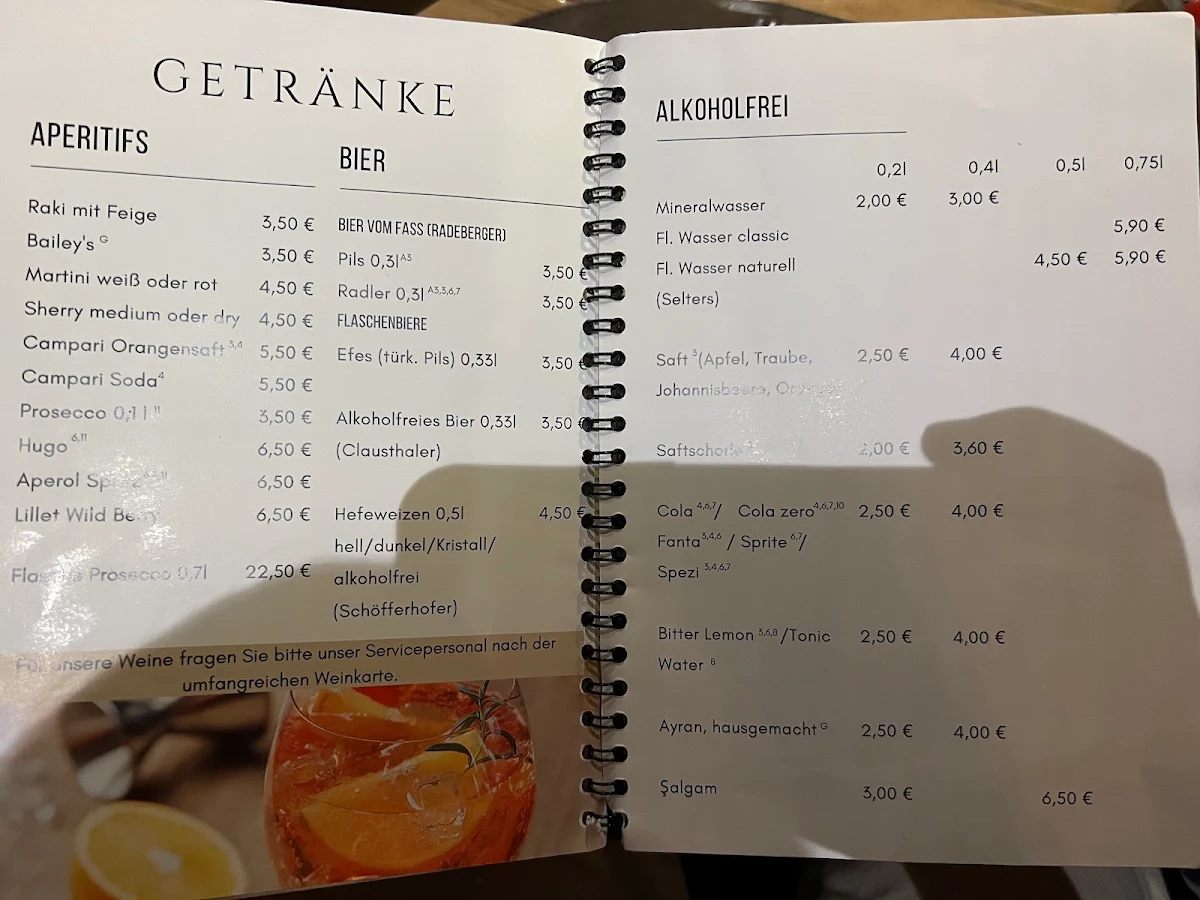 Speisekarte photo 1