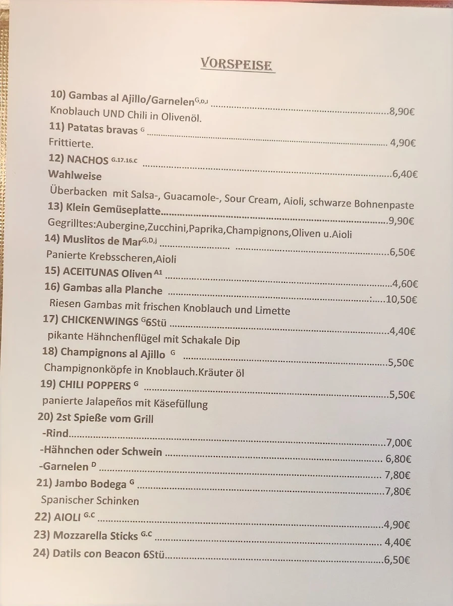 Speisekarte photo 1