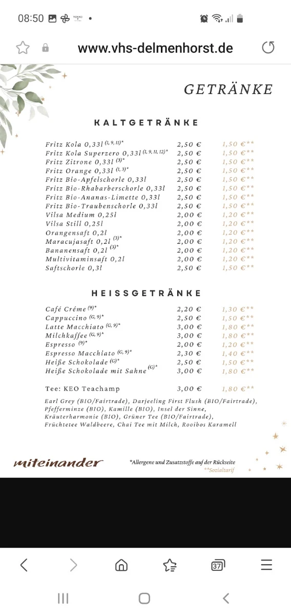 Speisekarte photo 1