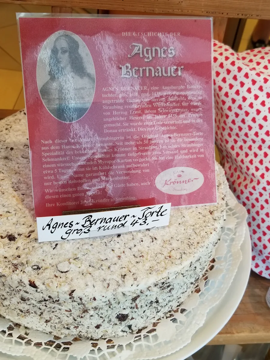 Speisekarte, Café Krönner