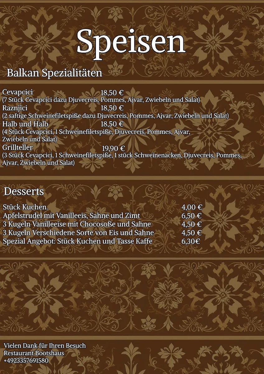 Speisekarte photo 1