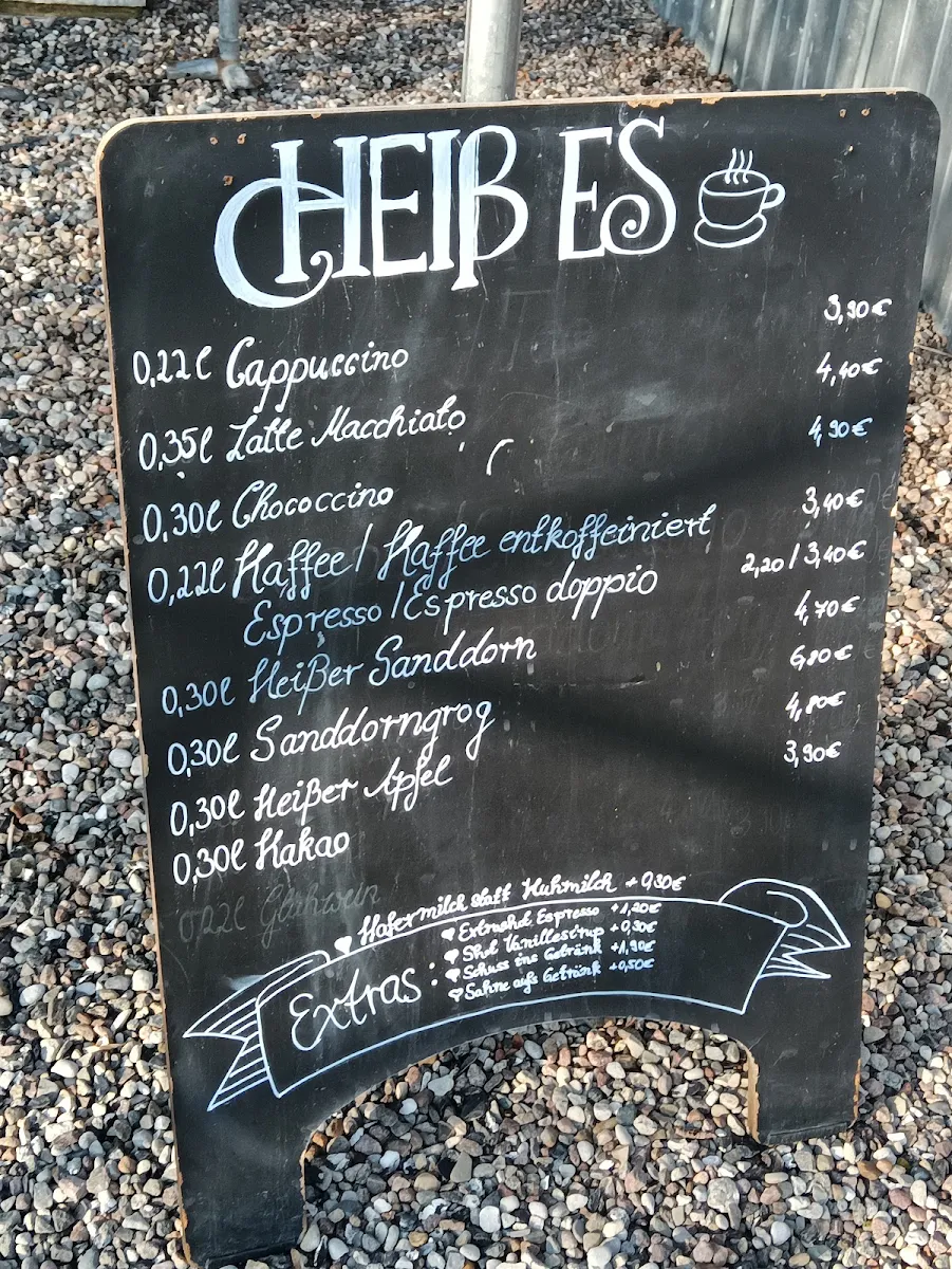Speisekarte, Steilufercafé "Zur kleinen Rast"