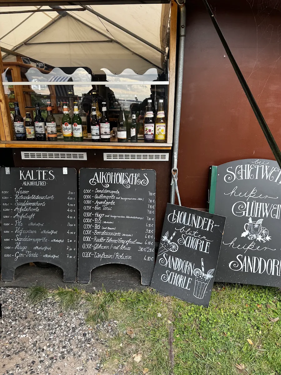 Speisekarte, Steilufercafé "Zur kleinen Rast"
