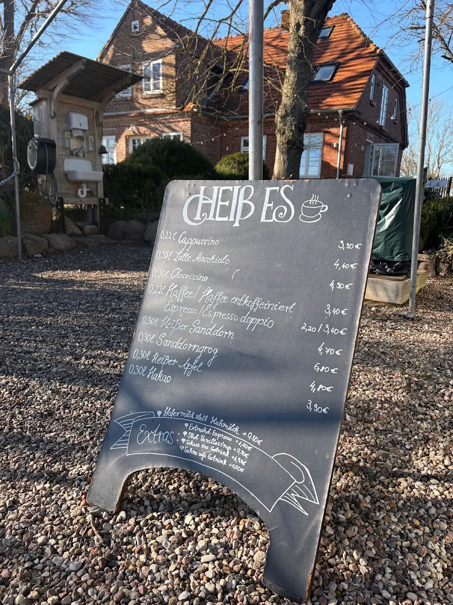 Speisekarte, Steilufercafé "Zur kleinen Rast"