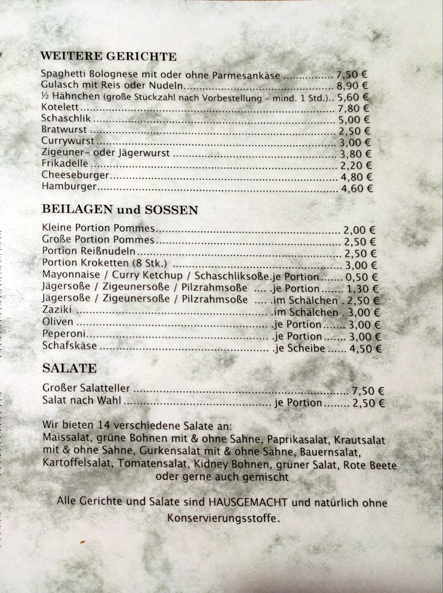 Speisekarte photo 3