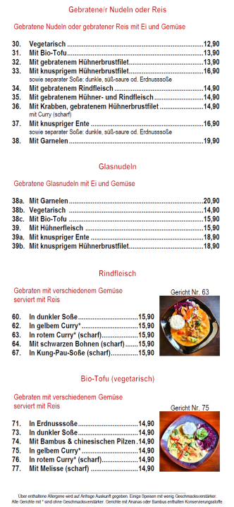Speisekarte photo 3