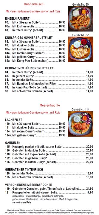 Speisekarte photo 4