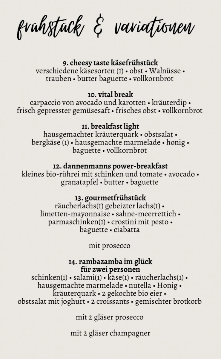 Speisekarte photo 1