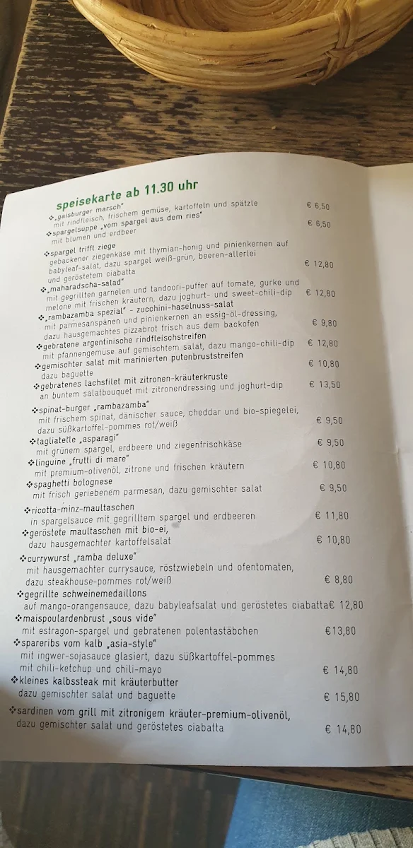 Speisekarte photo 10