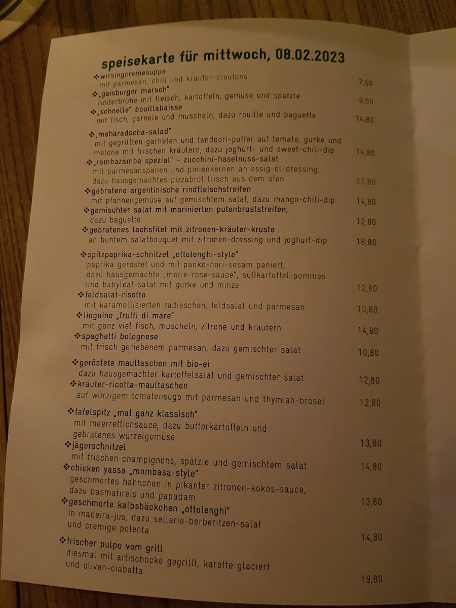 Speisekarte photo 5