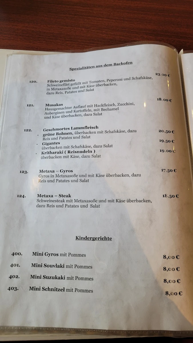 Speisekarte photo 1