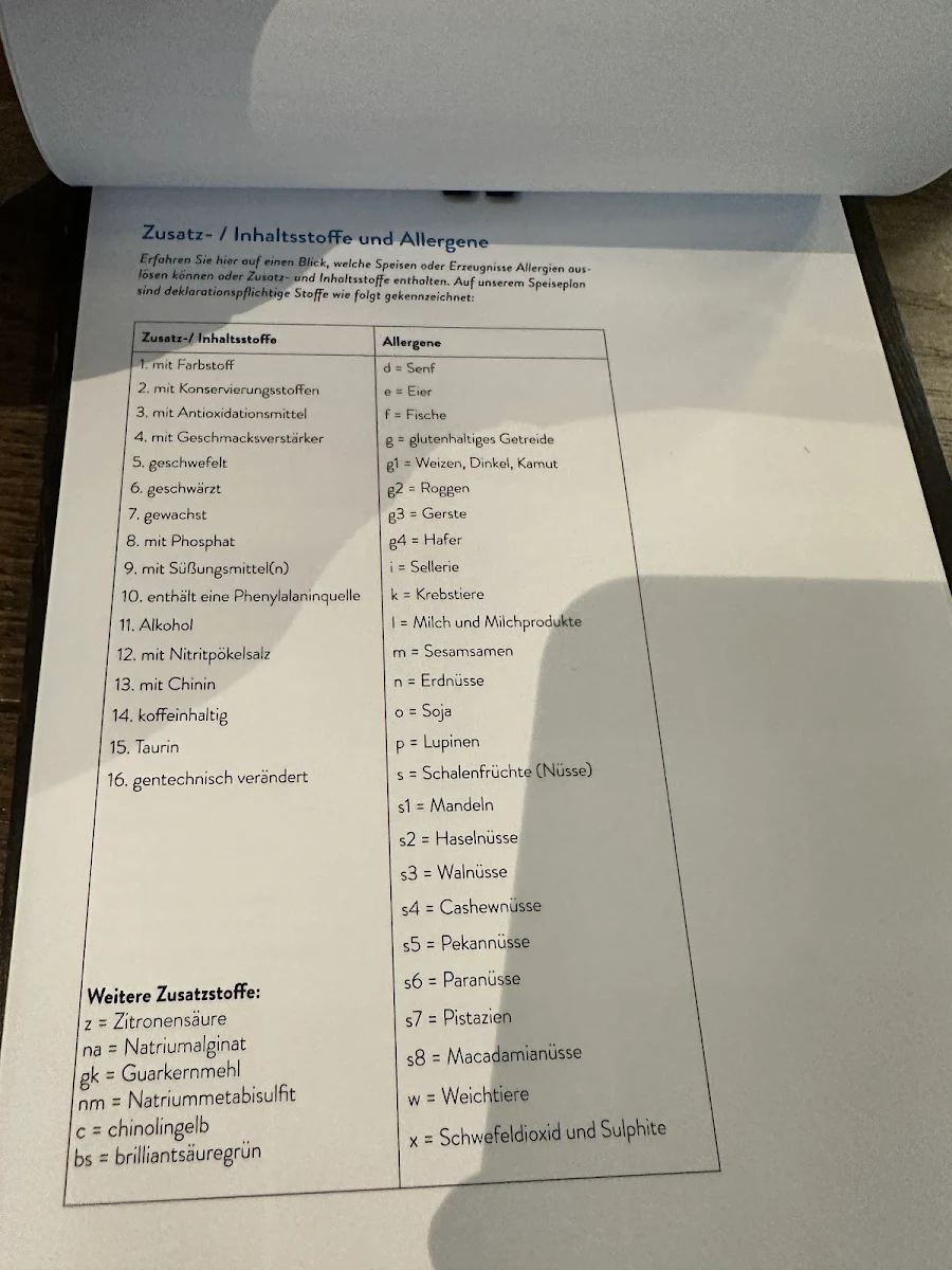 Speisekarte photo 2