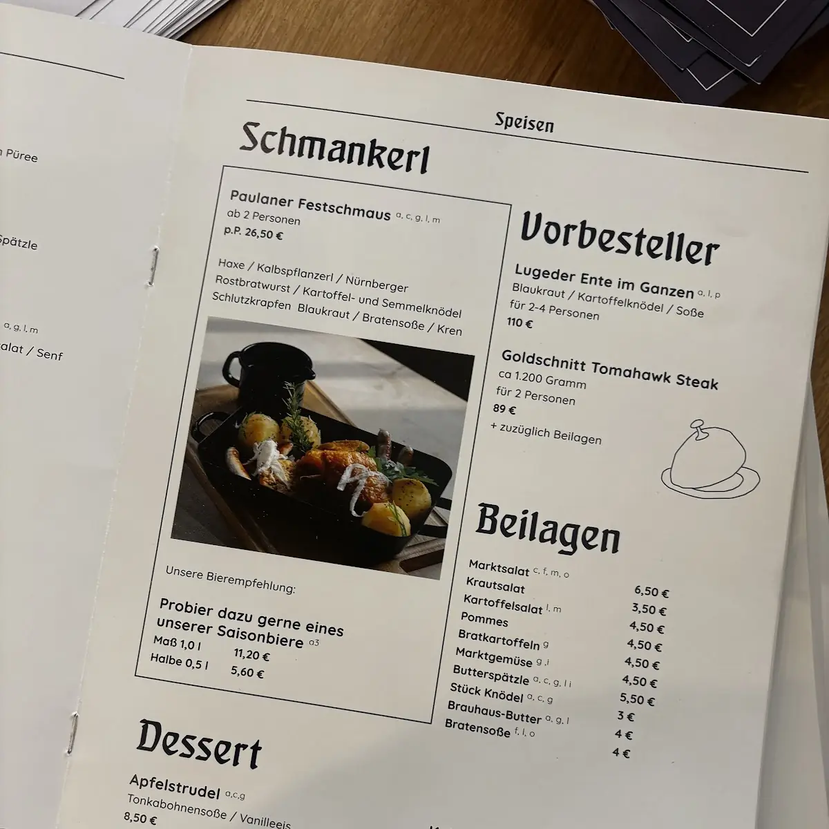 Speisekarte photo 1