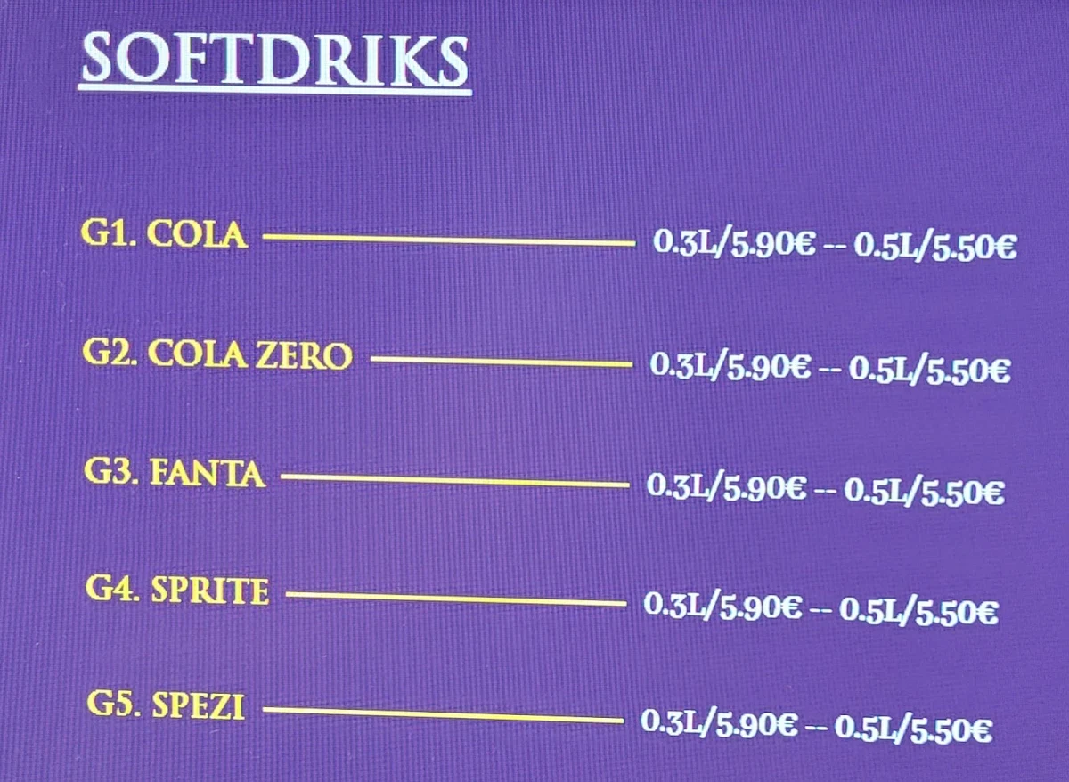 Speisekarte photo 4