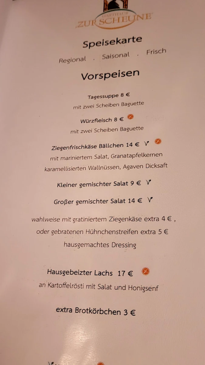 Speisekarte photo 1