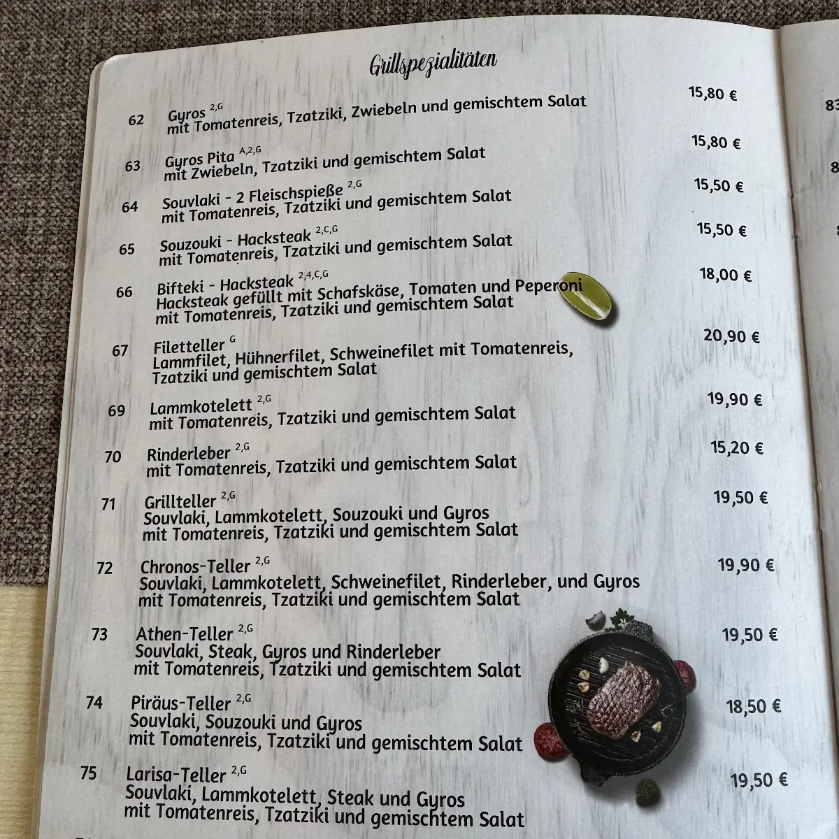 Speisekarte photo 10