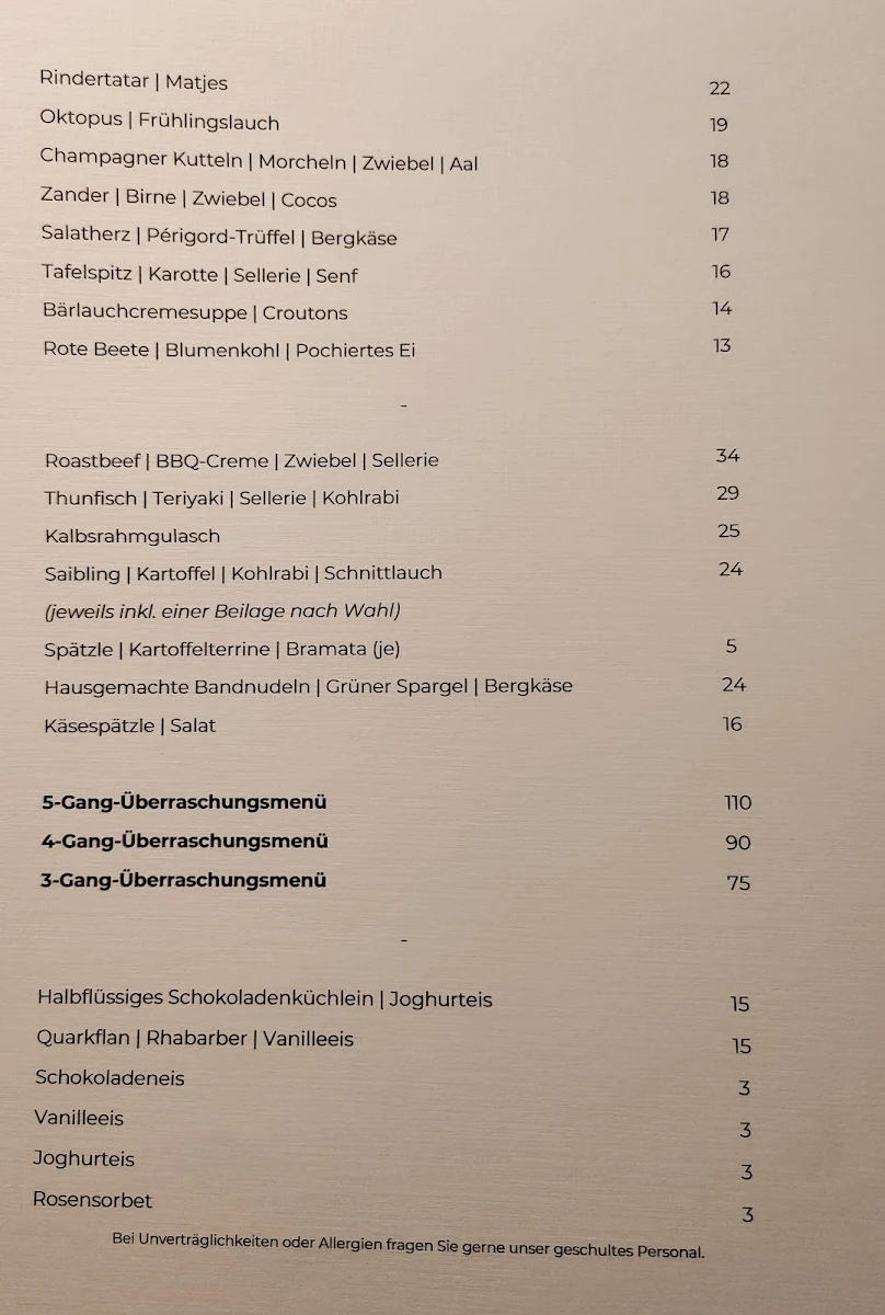 Speisekarte photo 3