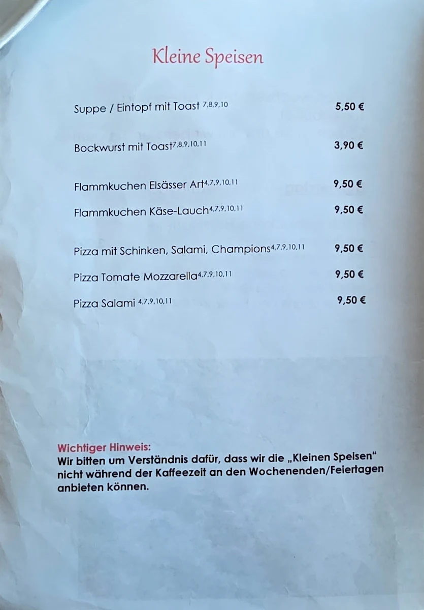 Speisekarte photo 1