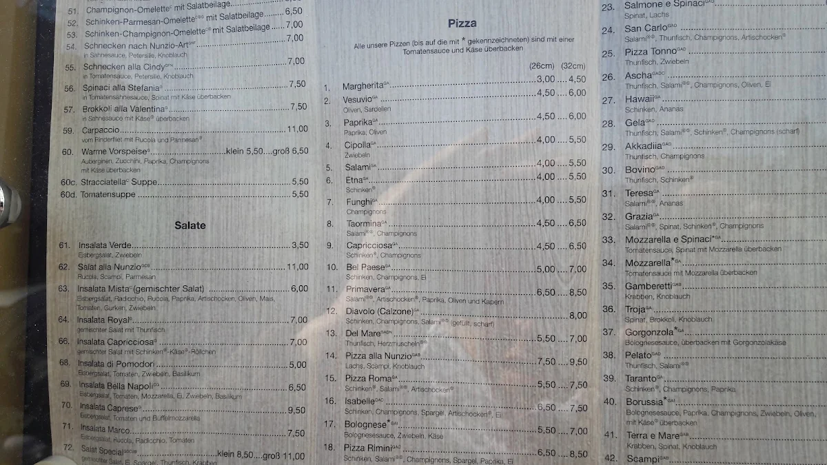 Speisekarte photo 1