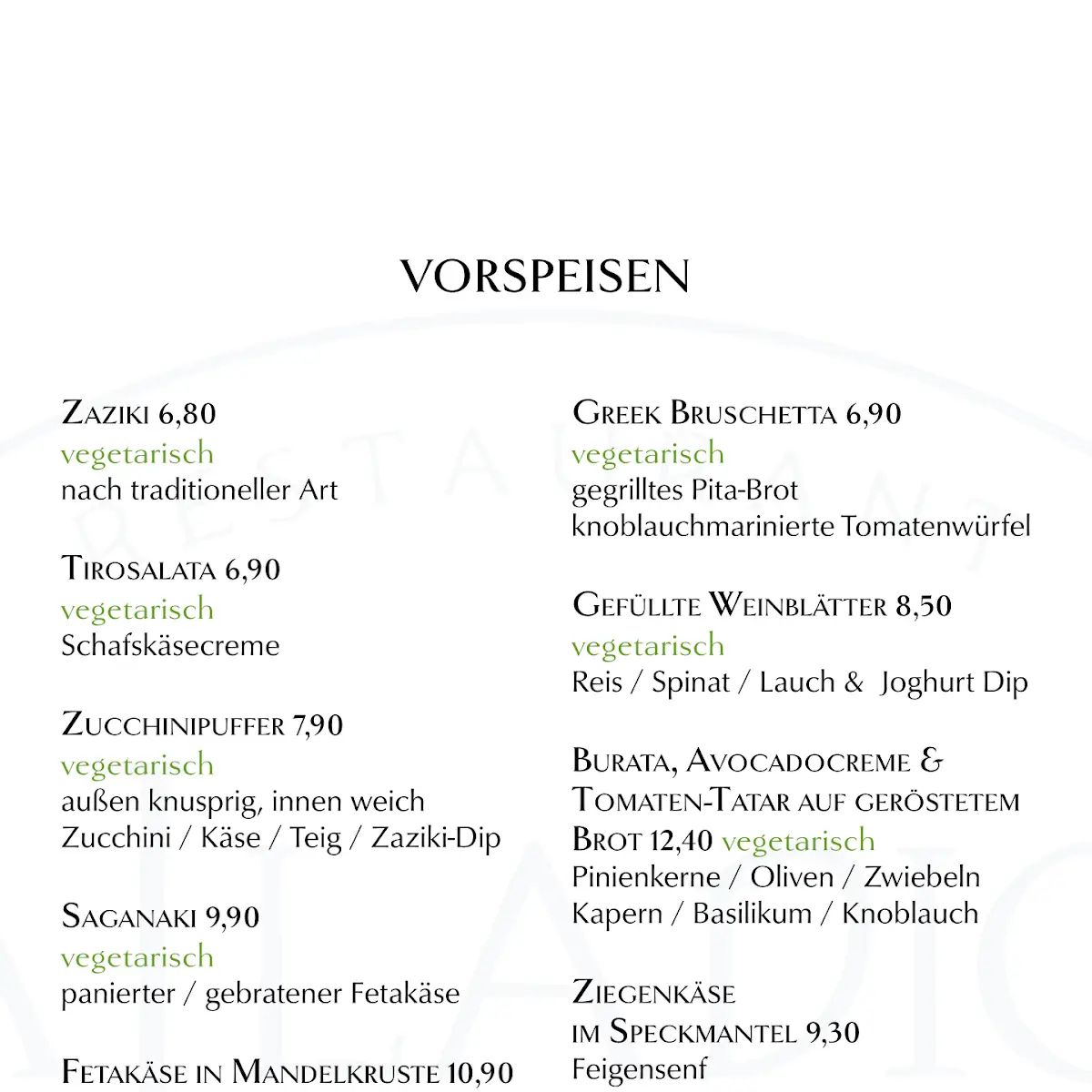 Speisekarte photo 5