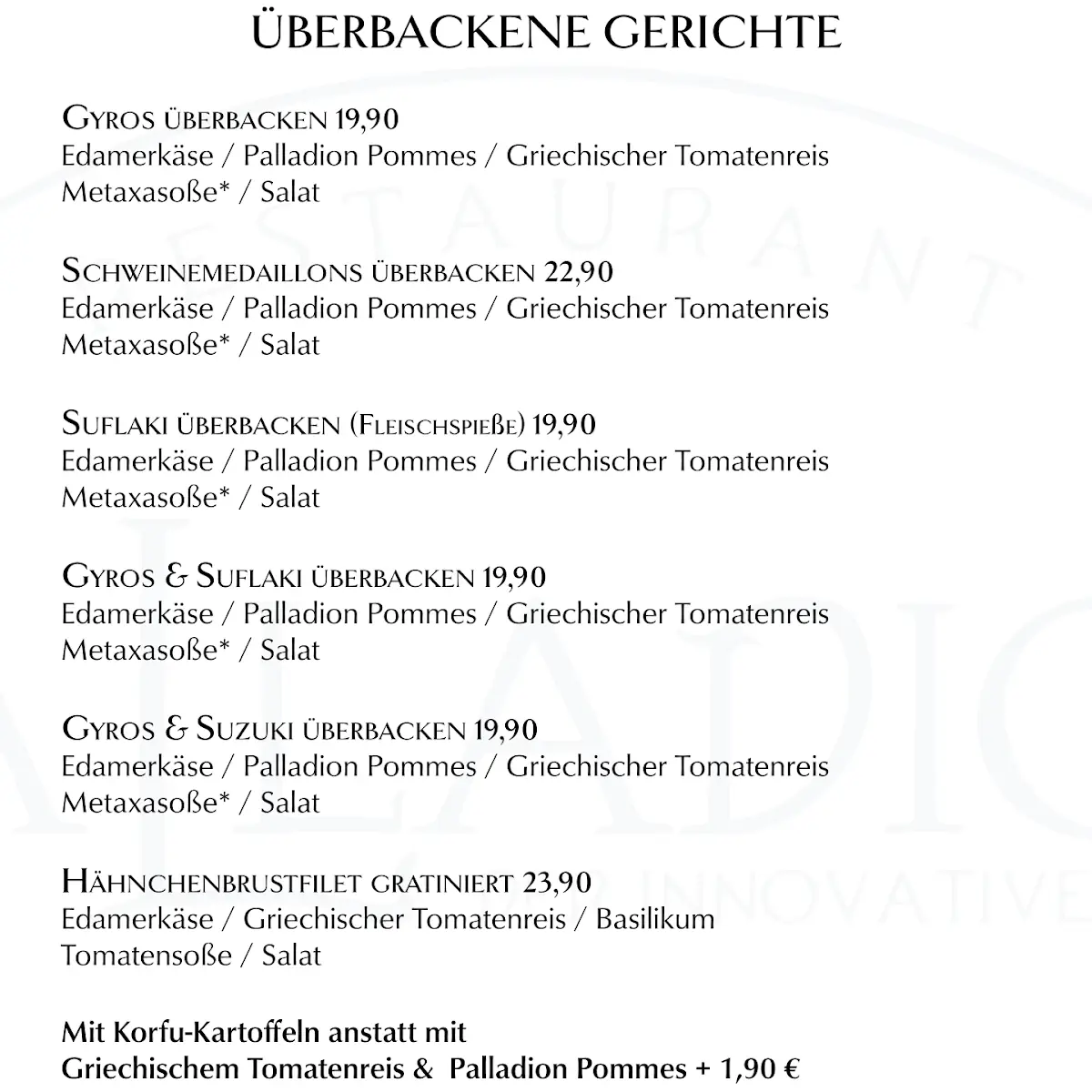 Speisekarte photo 8