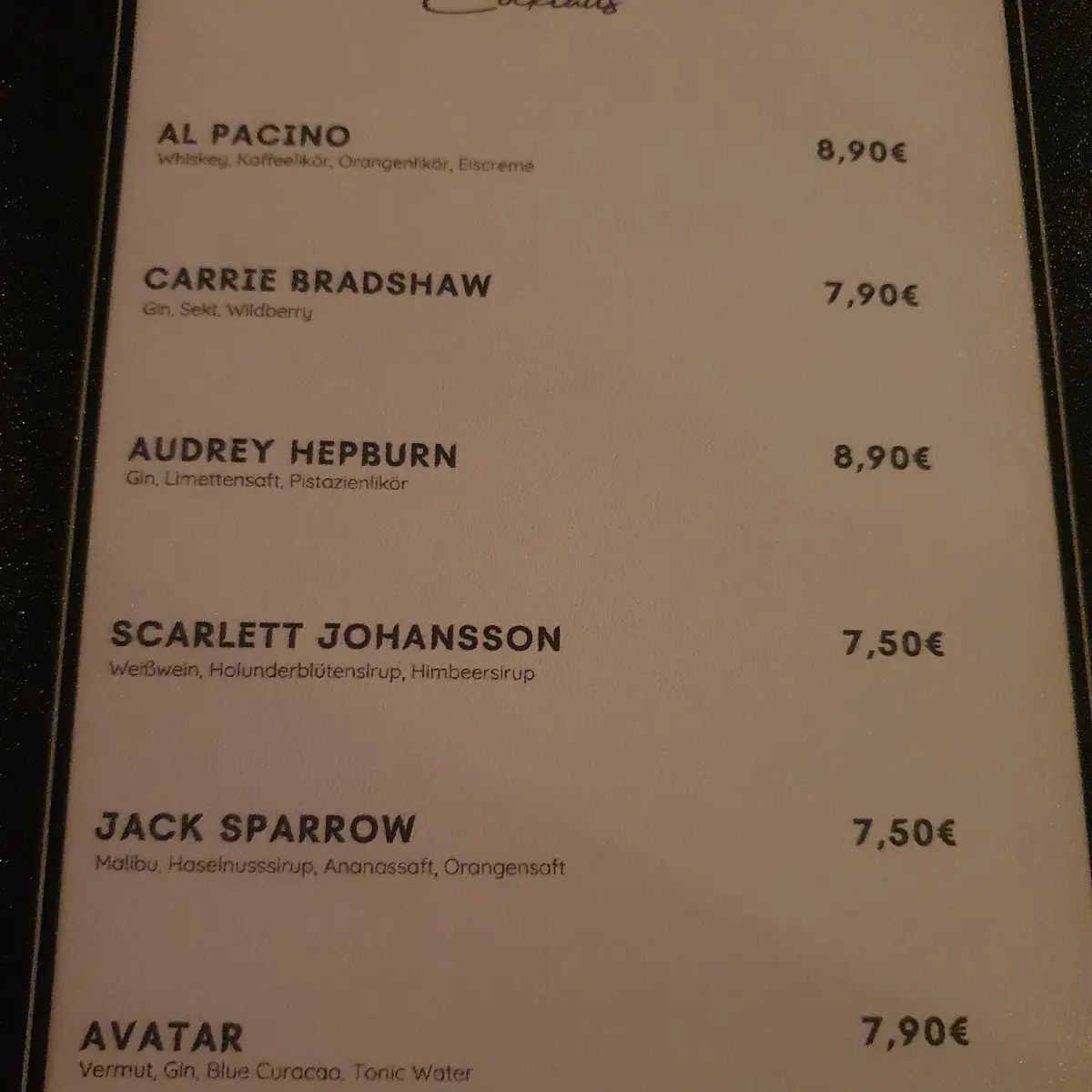 Speisekarte photo 8