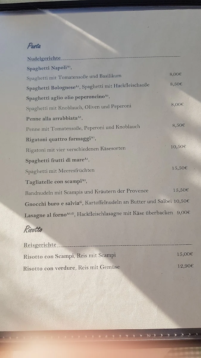 Speisekarte photo 5
