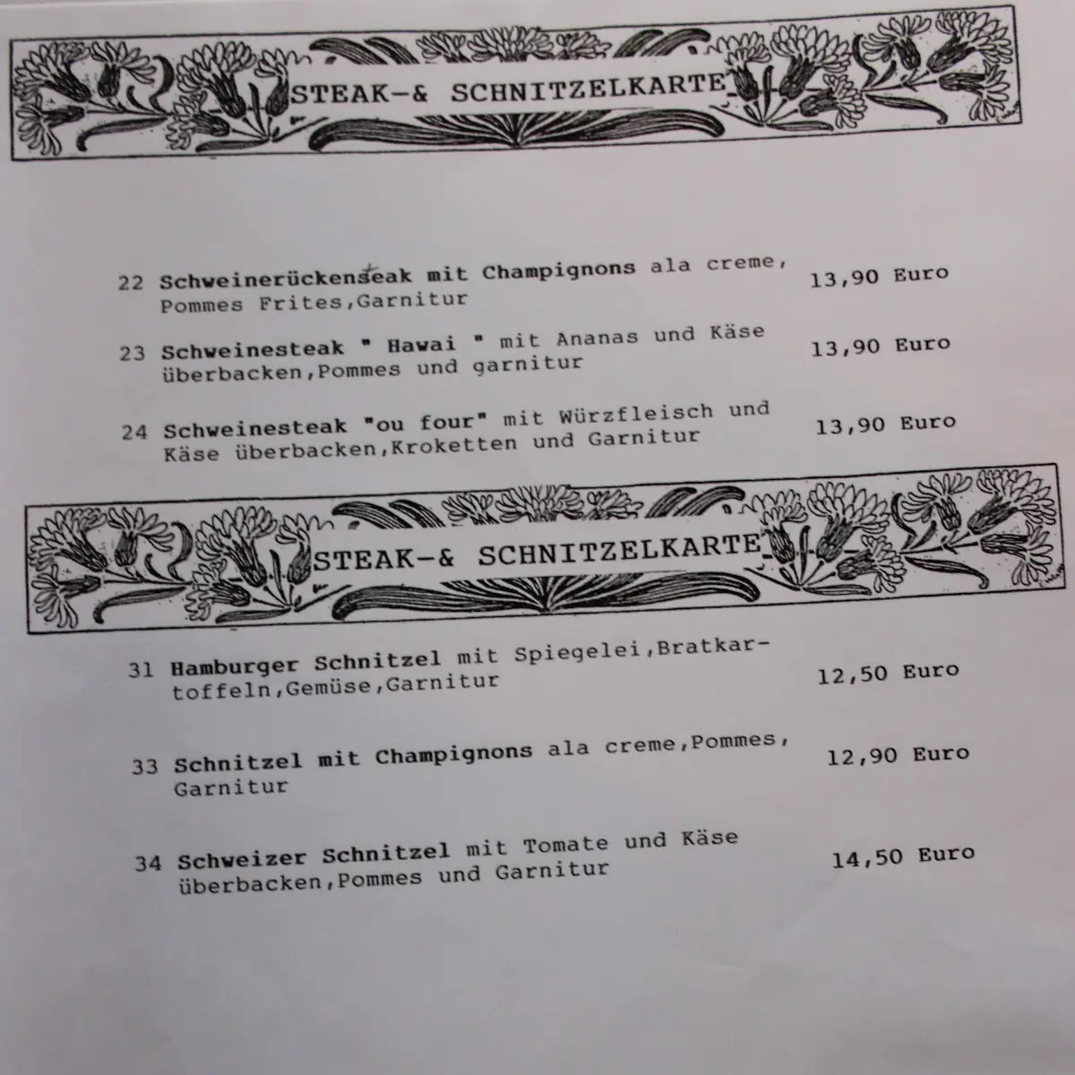 Speisekarte photo 10