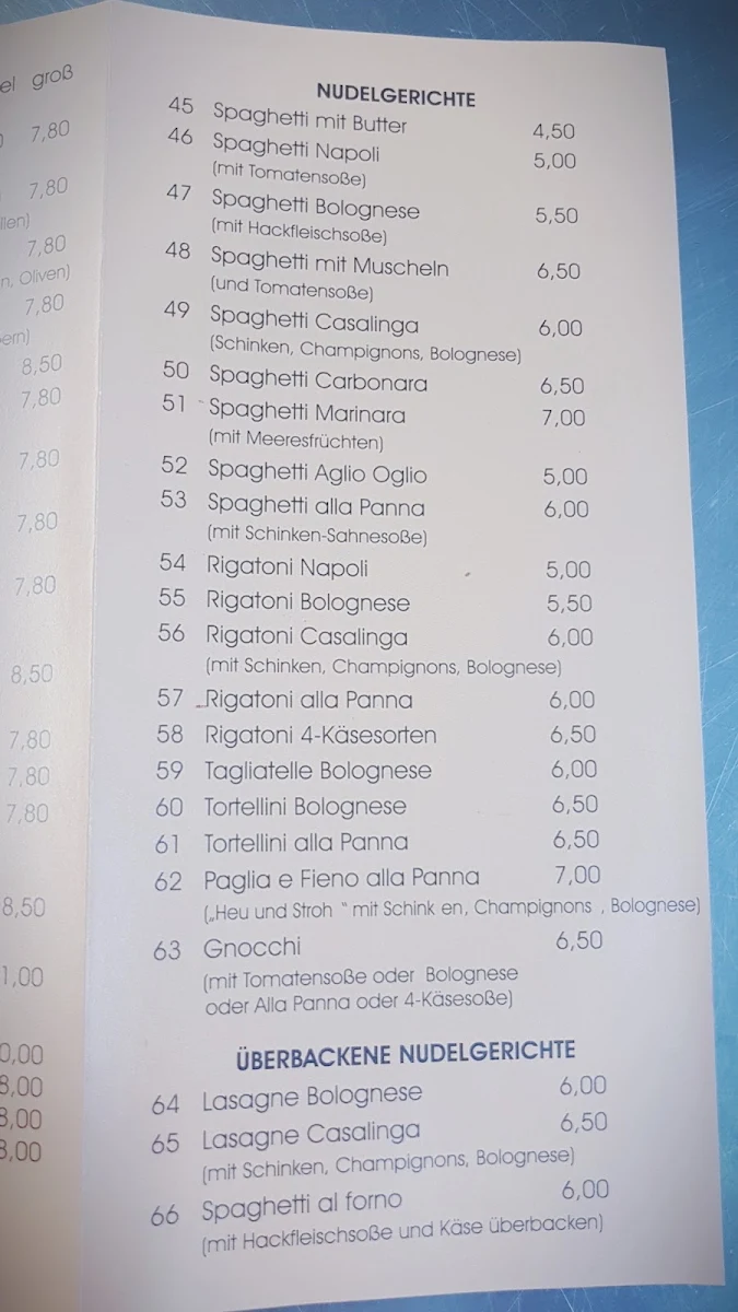 Speisekarte photo 2