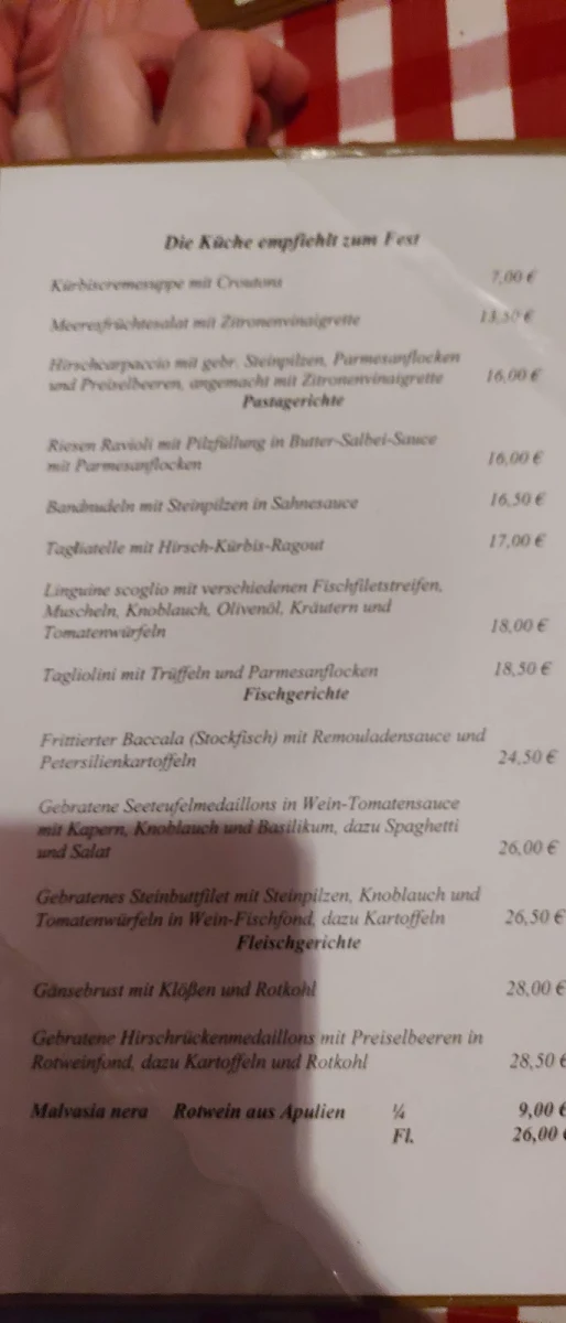 Speisekarte photo 1