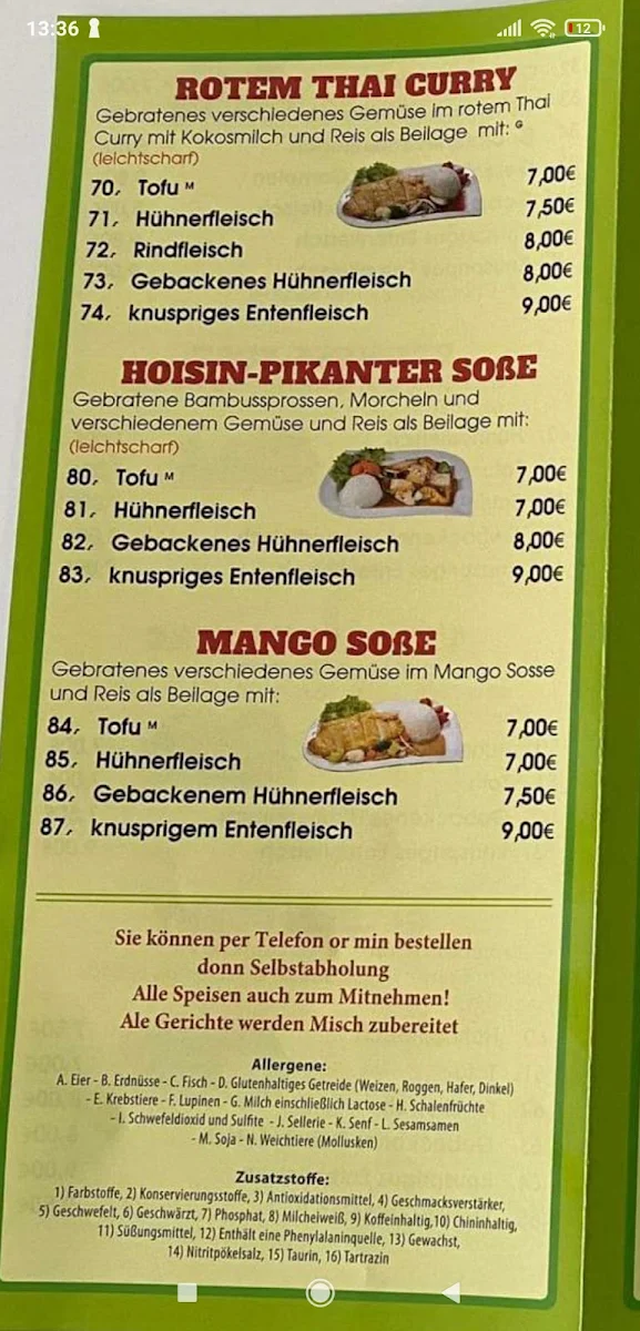 Speisekarte photo 3