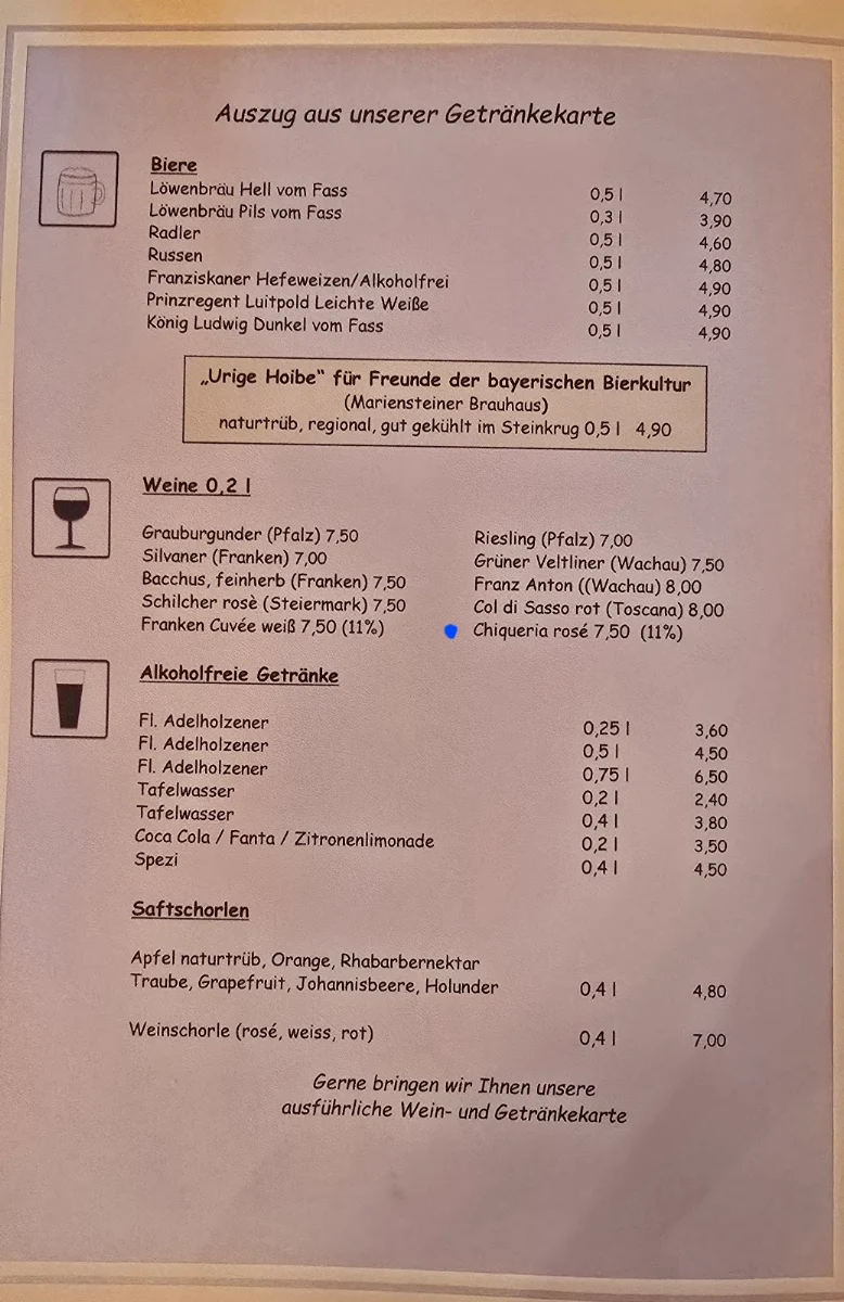 Speisekarte photo 1