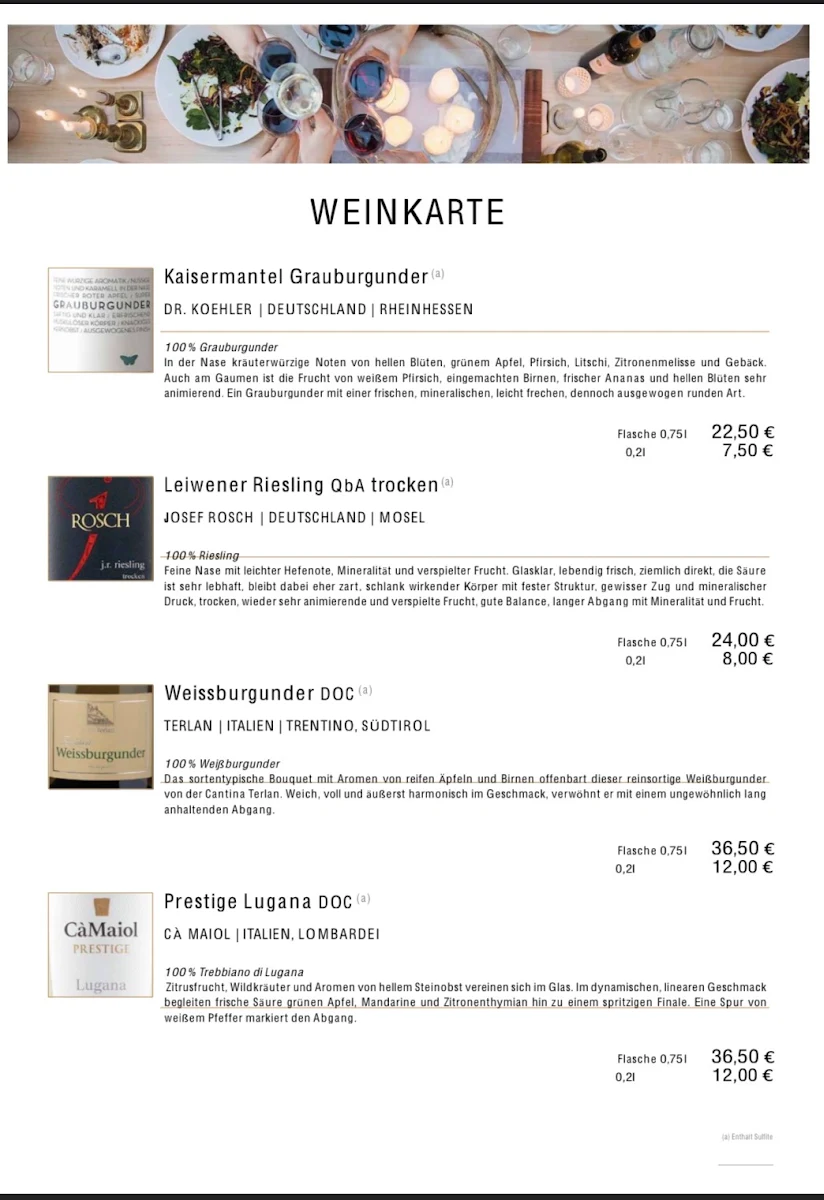 Speisekarte photo 4