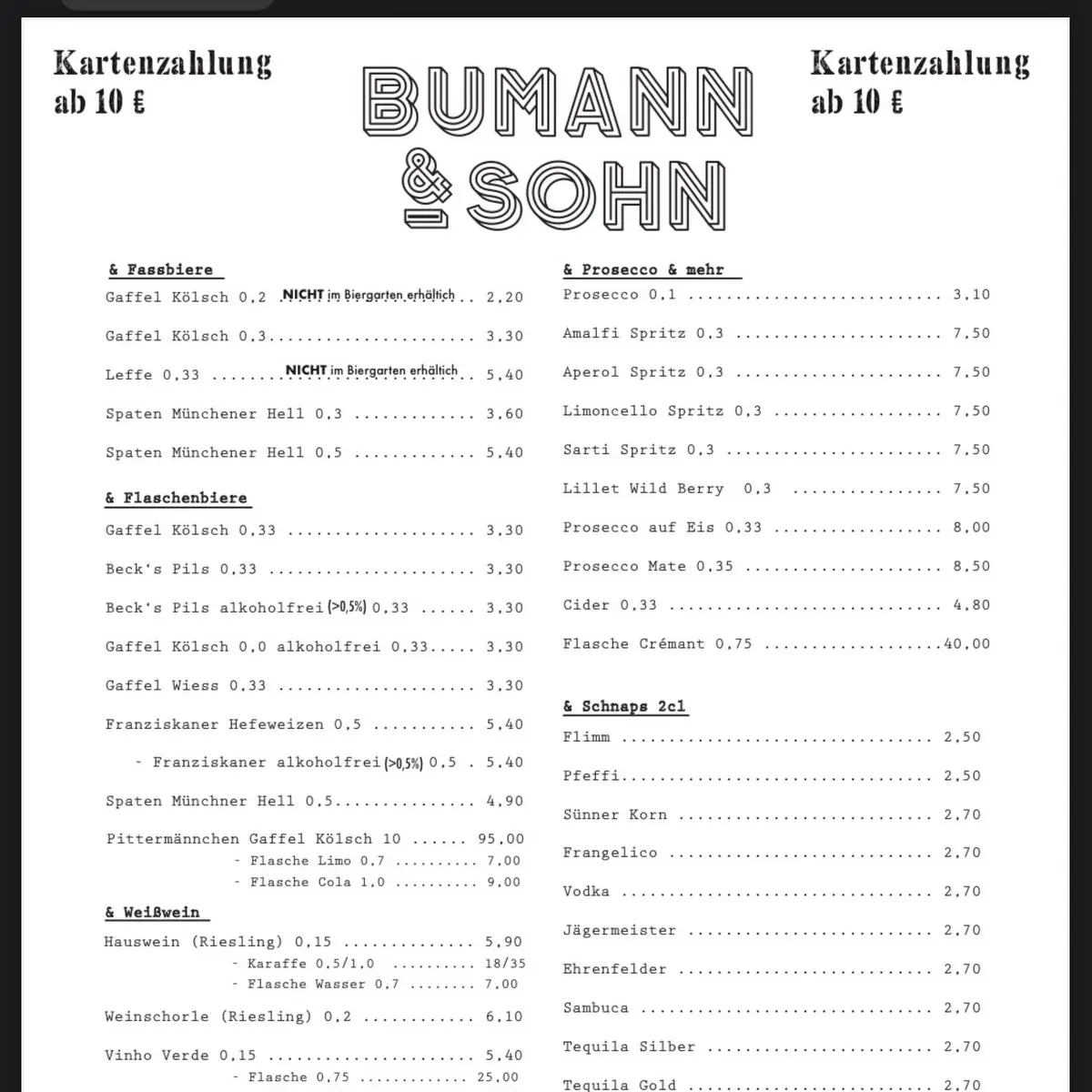 Speisekarte photo 2