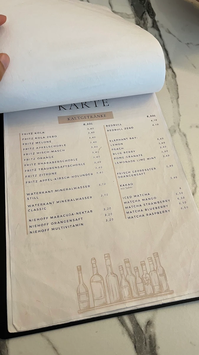 Speisekarte, Dilan‘s Café
