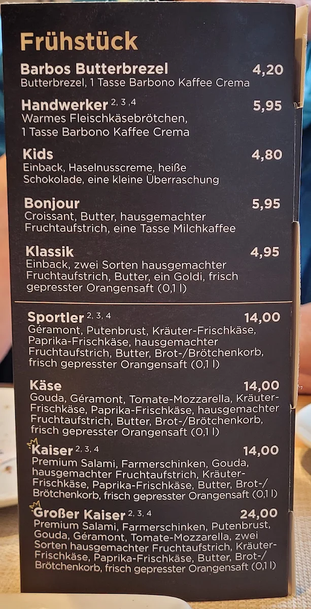 Speisekarte photo 1