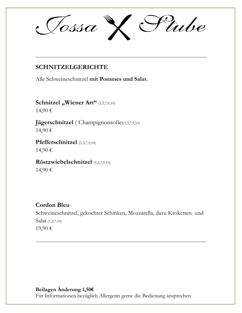 Speisekarte photo 7