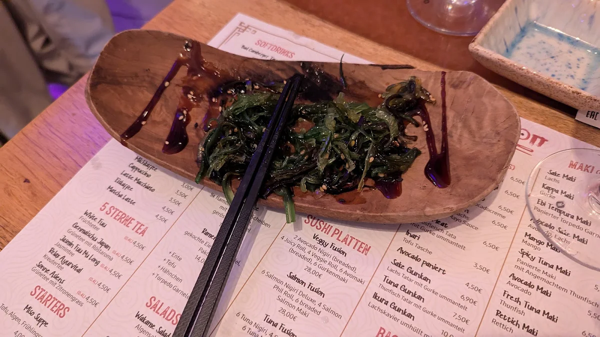 Speisekarte, Fusion Sushi -Sachsenhausen Frankfurt