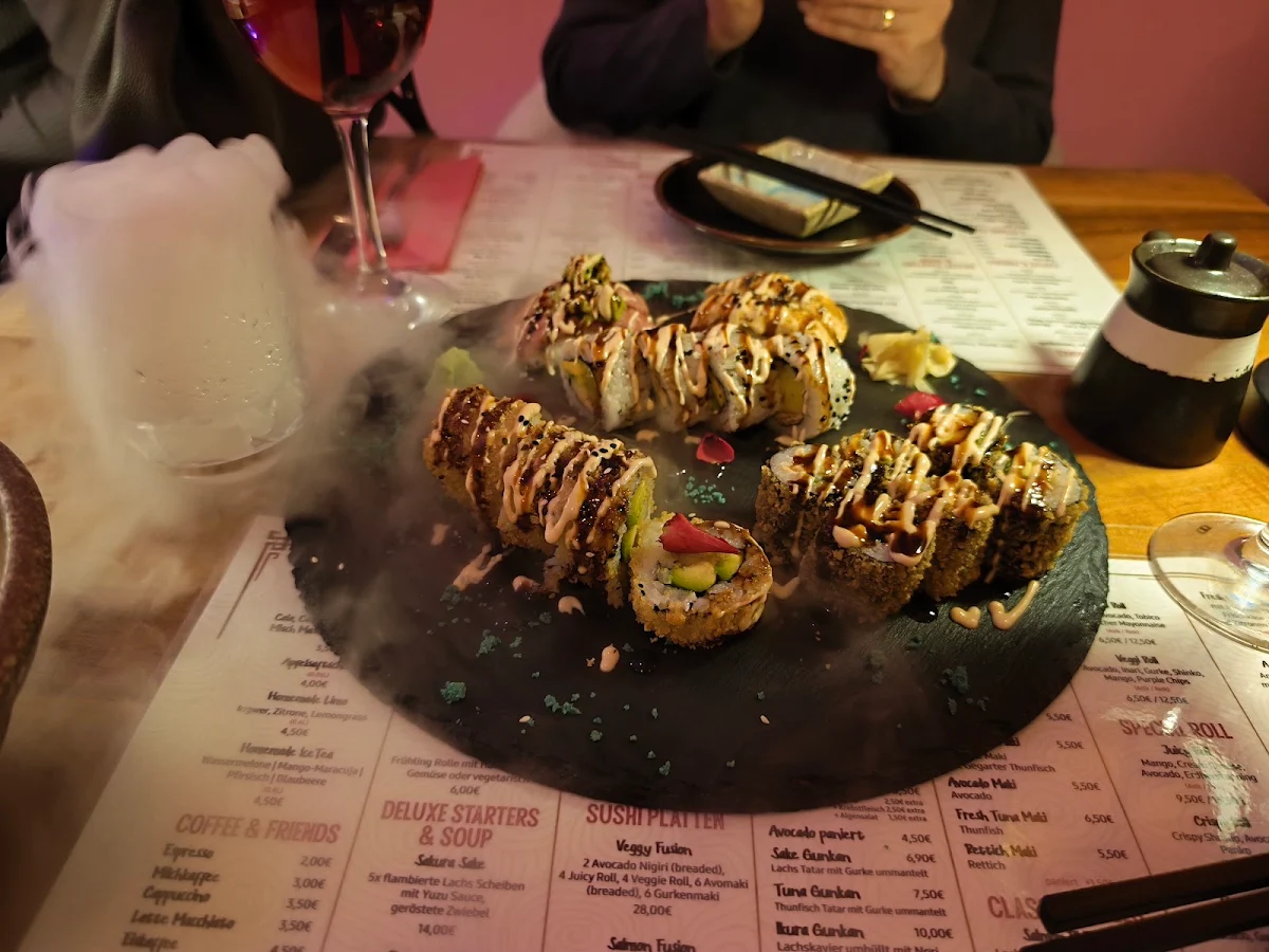 Speisekarte, Fusion Sushi -Sachsenhausen Frankfurt