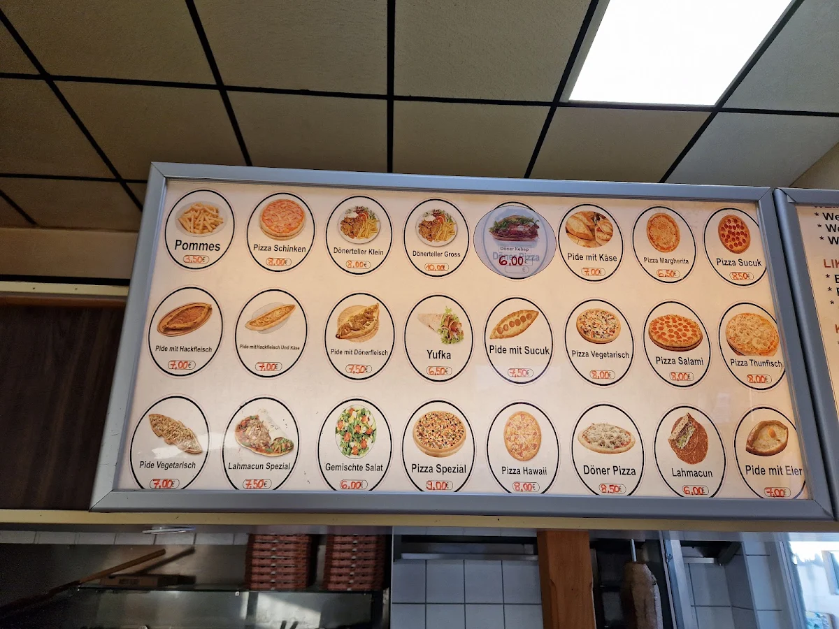 Speisekarte, Deniz Kebap Haus
