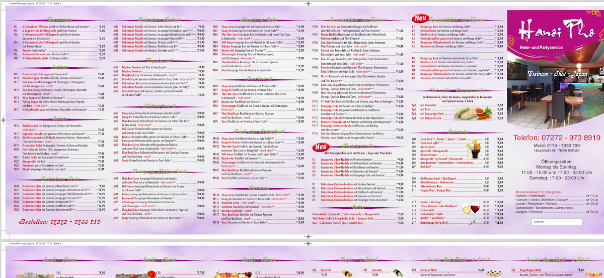 Speisekarte photo 1