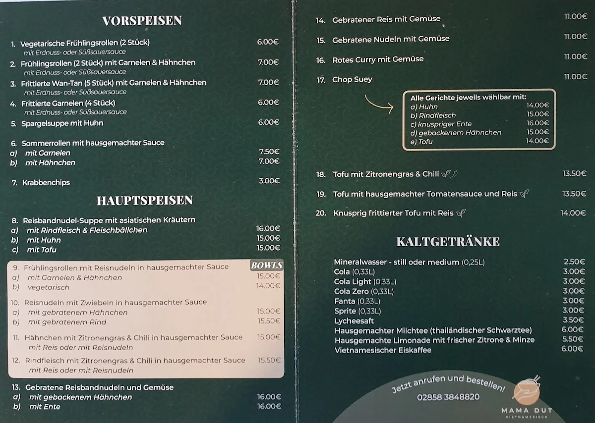 Speisekarte photo 1
