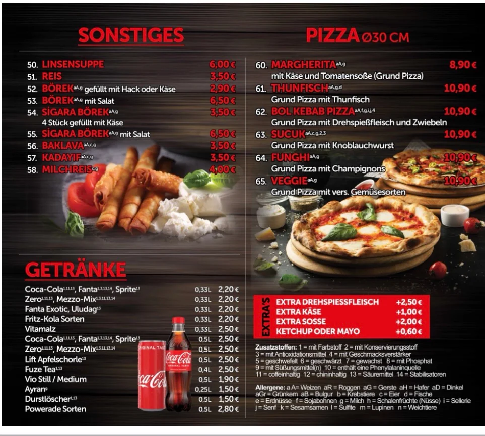 Speisekarte photo 1