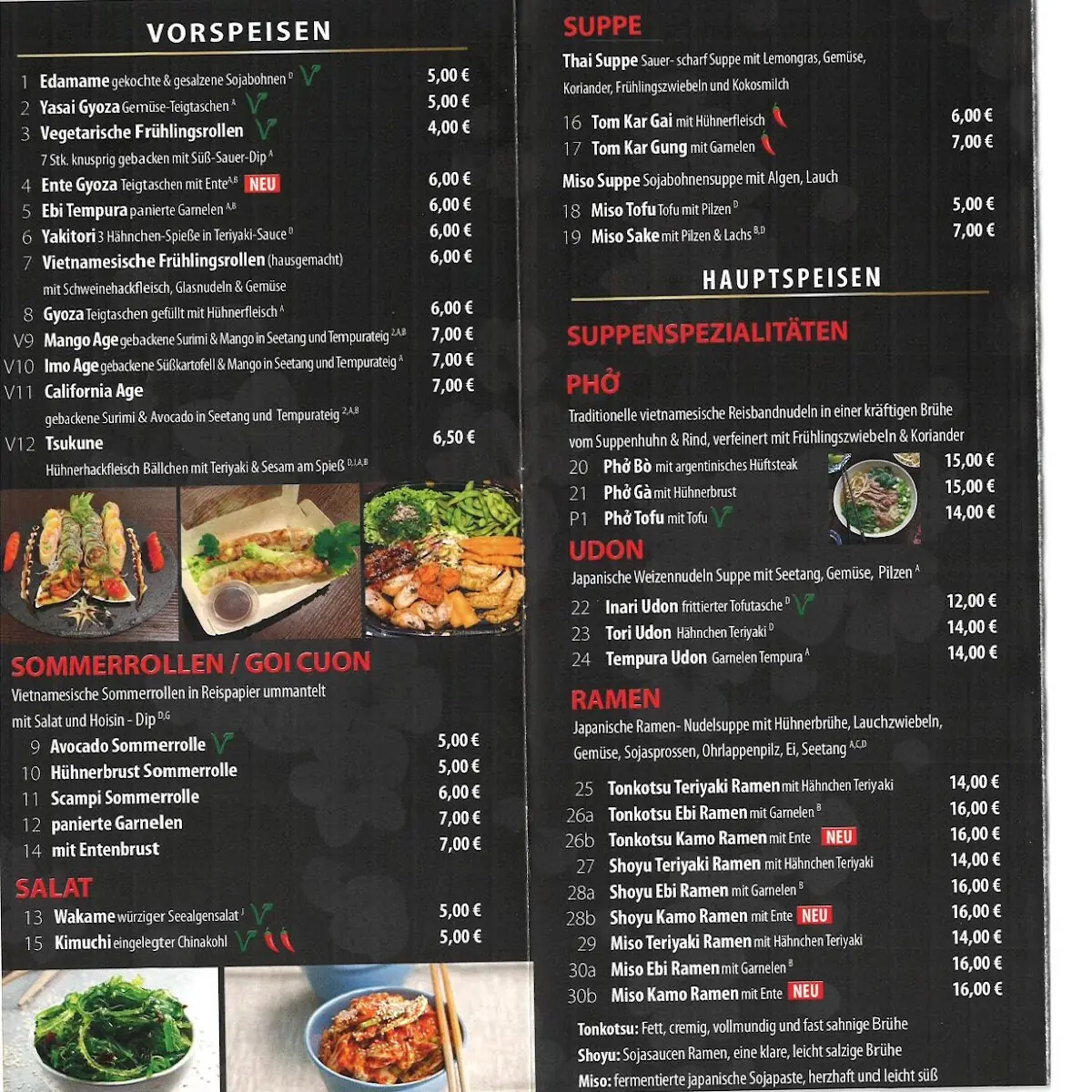 Speisekarte photo 2