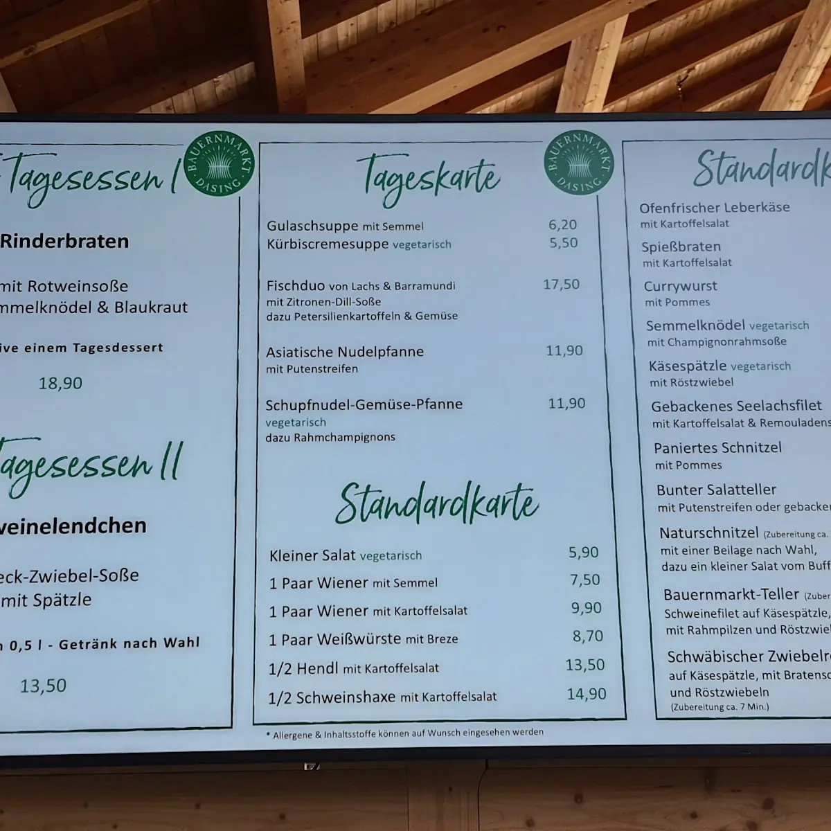 Speisekarte photo 4