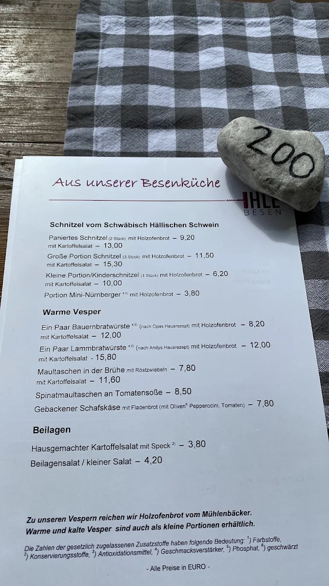 Speisekarte photo 1