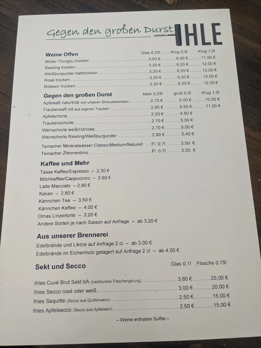 Speisekarte photo 2