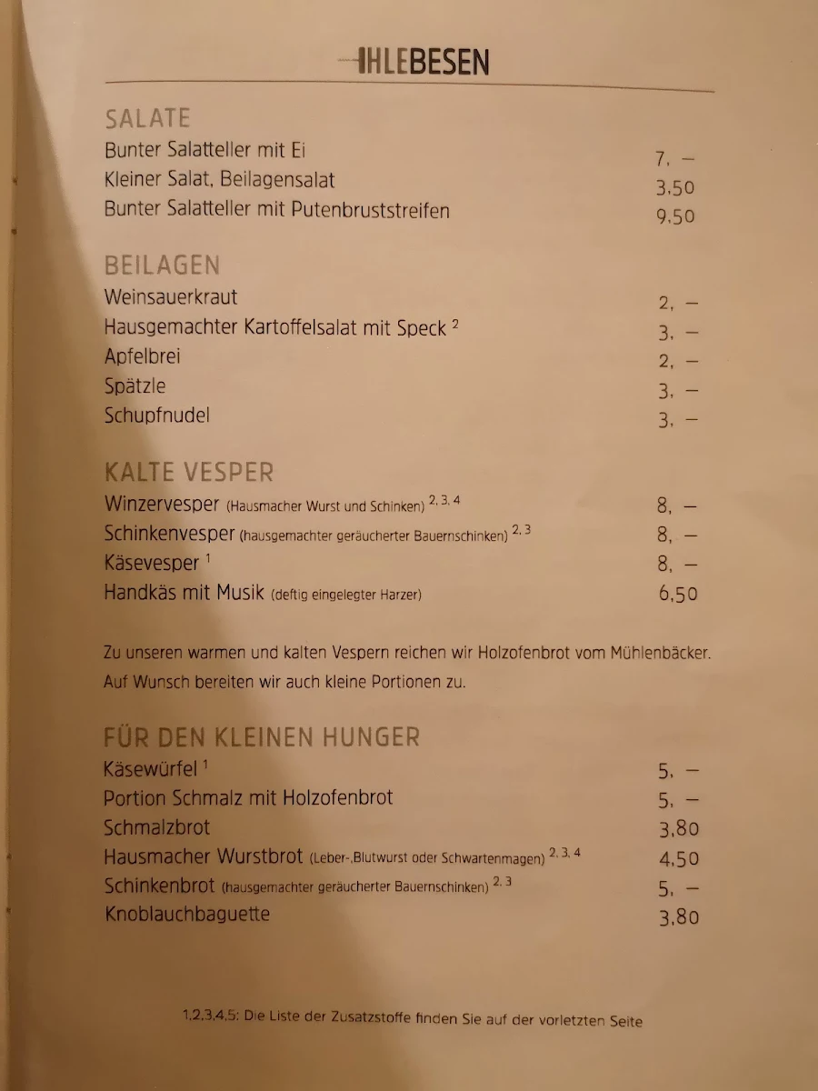 Speisekarte photo 9